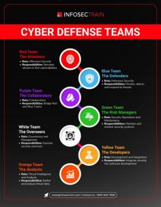 Cyber defense teams are specialized groups within organizations dedicated to protecting information systems and networks from cyber threats. These teams consist of skilled professionals with expertise in areas such as network security, threat intelligence, incident response, and vulnerability management. Their primary responsibilities include monitoring for potential threats, analyzing security incidents, and implementing defensive measures to safeguard digital assets.