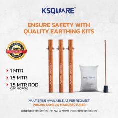 Ensure safety with high-quality Earthing Kits from Ksquare Energy. Our earthing solutions are designed to protect both people and equipment by providing reliable grounding to prevent electrical faults. Trust Ksquare Energy for durable, efficient, and compliant earthing kits that meet the highest safety standards. Secure your electrical systems and maintain peace of mind with our top-notch products.

ksquareenergy.com/products/earthing-kit