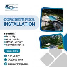 A concrete pool, renowned for its durability, is built through a precise process to ensure lasting enjoyment. At Custom Pool Pros, our expert craftsmanship and personalized concrete pool installation services in NJ create stunning and enduring pools that enhance your outdoor space.. Contact us today to create your perfect swimming oasis!