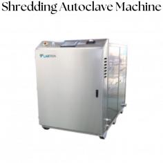 Labtron shredding autoclave machine is equipped with sterilization and shredding in a closed container to prevent the release of hazardous agents, which involves shredding, steaming, and high pressure for disinfecting the waste. It features timely disposal within the location itself, the machine’s frame coated with anti-corrosion paint, and a fully automated design for reducing manual handling and oversight.