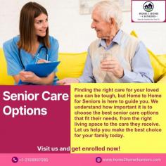 Finding the right care for your loved one can be tough, but Home to Home for Seniors is here to guide you. We understand how important it is to choose the best senior care options that fit their needs, from the right living space to the care they receive. Let us help you make the best choice for your family today. Visit us and get enrolled now!