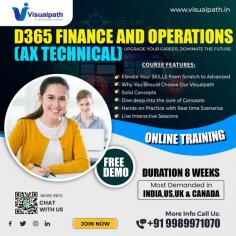 Microsoft Dynamics AX Training - VisualPath provides D365 Ax Technical Online Training led by industry professionals. Our program is accessible in Hyderabad and worldwide, including those in the USA, UK, Canada, Dubai, and Australia. Reach out to us at +91-9989971070.
Visit Blog: https://visualpathblogs.com/
WhatsApp: https://www.whatsapp.com/catalog/919989971070
Visit: https://visualpath.in/microsoft-dynamics-ax-online-training.html

