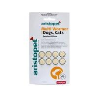 Aristopet Multi Wormer For Cats And Dogs is a specially crafted product that aids in the thorough control of intestinal worms. This multi wormer helps in controlling roundworms (Toxocara sp, Toxascaris leonina), hookworms (Uncinaria stenocephala and Ancylostoma sp) and tapeworms (Dipylidium caninum, Taenia sp), excluding hydatid tapeworms. Get Multiwormer for Dogs and Cats at lowest price online in Australia at VetSupply