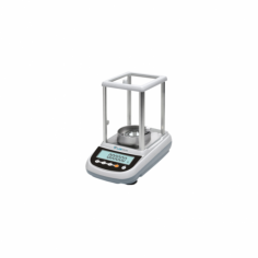 Labtron Analytical Balance provides 62/120 g capacity, high-precision electromagnetic sensing, and a minimum weighing of 0.06 mg/0.6 mg. It includes a large display, a three-door glass cover, recipe storage, and GLP/ISO data recording.