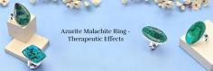 The Therapeutic Powers of Wearing an Azurite Malachite Ring: Fact or Fiction?


Azurite malachite is a bluish-green copper carbonate mineral. It is popular for its vibrant colors and long history in arts. Because this stone has a beautiful cobalt hue, throughout history, artists have used it to grind it into dyes and paints and you can even see the color of this gemstone in some of the world’s most famous artworks. Speaking of famous artworks, you should look at the paintings made by Raphael and Hans Holbein the Younger. 