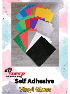 Self adhesive vinyl gloss available at Super Traders India
Looking for adhesive vinyl sheets online in India? Shop for the best adhesive vinyl sheets from our collection of exclusive, customized according to your requirements and let your brand shine in market!
https://supertradersindia.com/
#supertradersindia #tradingcompany #selfadhesive #vinylgloss #selfadhesivevinylgloss #supertraders #supertradersdelhi #vinylsheets #signageindustry #promotionalsignage #brandedsignage #businessbranding