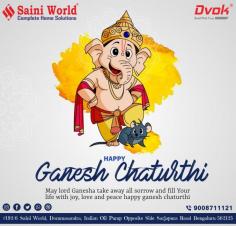 May Lord Ganesha remove all obstacles, protect us and guide us toward new successes. Wishing you a joyous and blessed Ganesh Chaturthi.

