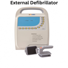 Zimed external defibrillator offers adjustable energy settings of 0 to 360 J, with a rapid 10-second charge time at 360 J. Designed for versatility, it includes manual operation, external reusable paddles, and integrated pediatric paddles. Powered by an internal NiMH battery, it ensures dependable performance in emergencies.
