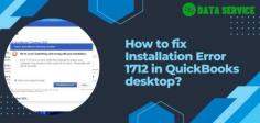 QuickBooks Error 1712 occurs during installation or update due to corrupted files, system issues, or conflicts with other software. Learn how to fix this error and get QuickBooks running smoothly again with effective troubleshooting steps.