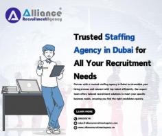 Partner with a trusted staffing agency in Dubai to streamline your hiring process and connect with top talent efficiently. Our expert team offers tailored recruitment solutions to meet your specific business needs, ensuring you find the right candidates quickly.