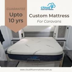 Quality custom made pressure relieving caravan mattresses, motorhome replacement mattresses, rooftop tent mattresses - best foam caravan mattresses