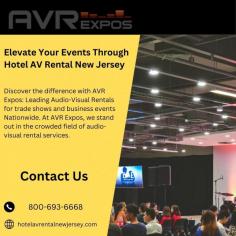 Experience the difference with AVR Expos: Top audio-visual rentals for trade shows and business events
nationwide. 