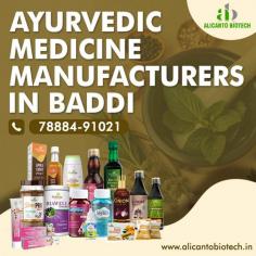 https://www.alicantobiotech.in/ayurvedic-medicine-manufacturers-in-baddi/
Alicanto Biotech is a leading Ayurvedic medicine manufacturer in Baddi, known for its high-quality herbal formulations and commitment to traditional Ayurvedic principles. With state-of-the-art manufacturing facilities, strict adherence to Good Manufacturing Practices (GMP), and a dedicated R&D team, Alicanto Biotech is at the forefront of producing safe, effective, and natural Ayurvedic products.