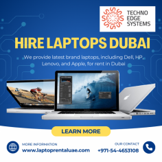  Techno Edge Systems LLC provides top-quality laptops for any occasion, whether for events, conferences, or personal use. Our rental service is affordable and ensures fast delivery. Get the latest models with excellent performance. For Hire Laptops in Dubai, Call us at 054-4653108. Visit us - https://www.laptoprentaluae.com/