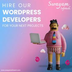 Swayam Infotech is India's leading WordPress Web Development Company. We offer custom WordPress development services like WordPress template integration,