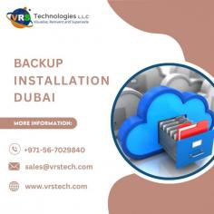 Ensure data safety and enhance security with a quick, hassle-free backup installation process. Protect your information effortlessly. VRS Technologies LLC offers the standard services of Backup Installation Dubai. For more info contact us: +971-56-7029840 visit us: https://www.vrstech.com/backup-and-recovery-solutions-dubai.html