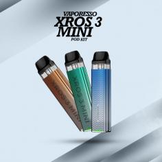 The Vaporesso Xros 3 Mini Pod Kit redefines compact vaping with its sleek design and powerful performance. Ideal for on-the-go vapers, this mini pod kit features a robust 1000mAh battery and adjustable airflow, allowing you to customize your vaping experience. The 2ml pod capacity ensures long-lasting enjoyment with fewer refills, while the advanced leak-proof design guarantees a mess-free experience. With its easy-to-use features and versatile performance, the Vaporesso Xros 3 Mini is perfect for both beginners and seasoned vapers seeking portability without compromising on quality.
