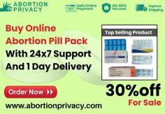 Buy online abortion pill pack and get 24x7 support and 30% off. With our trusted online store get your abortion pill package delivered to your doorstep within one day with complete privacy. For more details visit abortionprivacy now for a safe and stress-free experience.

Visit Now: https://www.abortionprivacy.com/abortion-pill-pack
