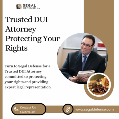 When facing DUI charges, trust Segal Defense to provide expert legal representation. As a trusted DUI attorney, we are dedicated to protecting your rights and guiding you through the legal process with confidence. We will work diligently to build a strong defense, ensuring the best possible outcome for your case. Don’t leave your future to chance—let Segal Defense fight for your rights and safeguard your future.