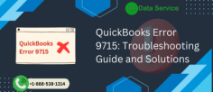 QuickBooks Error 9715 occurs due to file corruption or network issues, disrupting operations. This guide explains its causes and offers simple solutions to fix the error quickly.