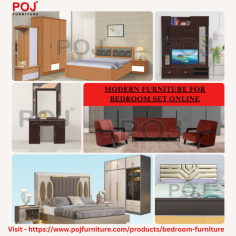 Find stylish and modern furniture for bedroom sets online at POJ Furniture website. Explore sleek designs crafted for comfort and elegance. To know more, visit - https://www.pojfurniture.com/products/bedroom-furniture

