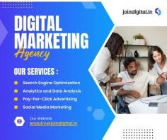 Joindigital is the best digital marketing agency in Delhi providing effective online marketing solutions to boost your business growth. Contact us now
