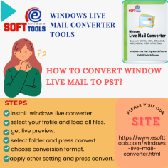 For instant results, you can use eSoftTools Windows Live Mail Converter Software that converts Windows Live Mail to PST with all emails, contacts, attachments, calendars, and more. This software has wonderful features that perform very easy to access and support all types of Windows Live Mail versions. Try free demo edition with all feature that convert 25 items of Windows Live Mail EML file.

Read More - https://www.esofttools.com/windows-live-mail-converter.html