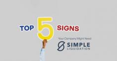 Top 5 Signs Your Company Might Need Simple Liquidation

In today’s volatile economic environment, businesses face many challenges that can jeopardise their financial stability. For some companies, this may lead to considering the need for liquidation. This formal insolvency process involves selling off a company’s assets to pay creditors, effectively closing down the business. Below, we explore in greater detail the five key signs that indicate your company might need Simple Liquidation.

Financial difficulties are often the most obvious sign that a company might need simple liquidation. As debts accumulate beyond manageable levels, sustaining operations and meeting financial obligations becomes increasingly challenging. This situation can arise due to various factors, such as economic downturns, unexpected expenses, or a decline in sales.

Learn More - https://www.simpleliquidation.co.uk/top-5-signs-your-company-might-need-simple-liquidation/