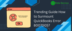 QuickBooks Error 80070057 is a common issue faced by users, indicating an invalid parameter that usually arises during network setups or while opening company files. Here’s a trending guide to help you effectively resolve this error.

Check File Path: Ensure the file path of the company file is correct and does not contain any special characters or too many folders. A long or complex path can trigger this error.

Update QuickBooks: Make sure your QuickBooks software is updated to the latest version. Updates often contain fixes for common issues, including Error 80070057.

Rename the .ND and .TLG Files: Navigate to the folder where your company file is located. Look for files with extensions .ND and .TLG, and rename them by adding “.old” at the end. This forces QuickBooks to create new files.

Run the QuickBooks File Doctor: Utilize the QuickBooks File Doctor tool, which can diagnose and fix issues automatically. Download it from the official Intuit website.

Check User Permissions: Ensure that you have the appropriate permissions to access the file. Adjust the folder permissions if necessary.

By following these steps, you can effectively overcome QuickBooks Error 80070057 and ensure smooth operation of your accounting tasks