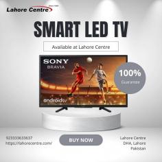 Find your Dream LED TV at Lahore Centre with flexible installment plans. Choose from top brands like Samsung, Haier, and TCL for the ultimate viewing experience.
