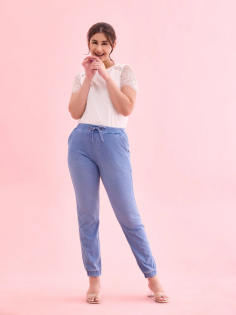 Discover stylish and comfortable denim joggers for women at Go Colors. Our denim joggers combine the trendy look of denim with the ease of joggers, offering the perfect blend of fashion and comfort. Ideal for casual wear, these joggers are a must-have in your wardrobe. Shop now at Go Colors! Visit - https://gocolors.com/collections/denim-joggers
