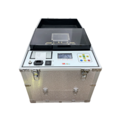 Labmate Automatic Oil Dielectric Tester accurately measures the dielectric strength of insulating oils. Featuring single-chip microcontroller technology for precision control, it stores up to 99 sample records with a 2.0 KVA capacity. This fully automated tester ensures seamless operation and data review.
