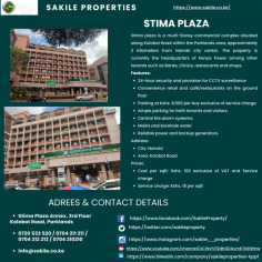 Sakile Properties offers a diverse range of real estate solutions in Nairobi, catering to various needs and preferences. Discover exquisite apartments and luxury homes for sale, epitomizing elegance and comfort. Elevate your workspace with our executive office spaces available for rent in prime Nairobi locations. Seeking affordability without compromise? Explore our selection of affordable houses, designed to suit every budget. Looking to invest? Explore our off-plan projects, promising future value and innovation. Find your perfect property with Sakile Properties today.