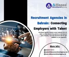 Recruitment Agencies in Bahrain connect employers with top talent, providing tailored hiring solutions to meet business needs efficiently. Trust their expertise to find the right candidates for your organization.