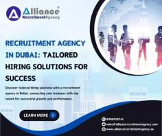 Discover tailored hiring solutions with a recruitment agency in Dubai, connecting your business with top talent for successful growth and performance.