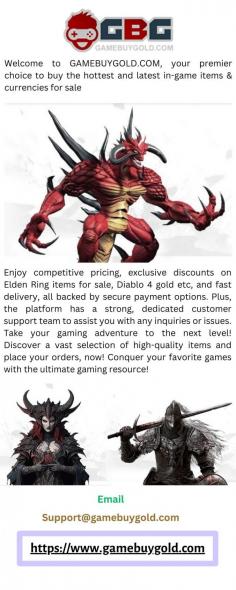 With GAMEBUYGOLD.COM, you can confidently buy Diablo 2 Resurrected items, including ladder and non-ladder gear, from a trusted source. Focus on what truly matters—dominating the forces of darkness in Diablo 2 Resurrected Season 7—while GAMEBUYGOLD.COM ensures you get the best items for your journey.

https://www.gamebuygold.com/d2r-items