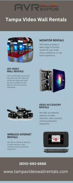 Experience the difference with AVR Expos: Top audio-visual rentals for trade shows and business events
nationwide. 
