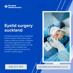 Discover Excellence in Eyelid Surgery at DynamicDoctors Auckland


Looking for expert care? Discover our state-of-the-art facility for Eyelid Surgery in Auckland at DynamicDoctors.co.nz. Our skilled surgeons and family doctors in Auckland collaborate to offer you personalized treatments, ensuring your health and confidence.