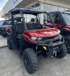 2024 Can-Am Defender XT HD9 -RED

The 2024 Can-Am® Defender XT HD9 in Red, available at Brookhaven Powersports, is a powerful and versatile side-by-side designed for rugged work and off-road adventures. Equipped with a 976cc Rotax V-twin engine, it delivers exceptional torque and performance. The XT package includes a winch, heavy-duty front bumper, and upgraded tires, making it perfect for tough terrains. With its spacious cabin, comfortable seating, and advanced suspension system, the Defender XT HD9 provides both functionality and comfort for work or play.