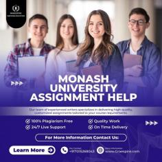 Gradespire offers specialized assignment help for Monash University students, tailored to meet the rigorous academic standards of your coursework. Whether you need assistance with research, writing, or time management, our experienced tutors are here to guide you through every step of the process. With a focus on delivering high-quality, original content, we ensure your assignments reflect your understanding of the subject, helping you achieve academic success with confidence. Trust Gradespire to support your academic journey at Monash University.