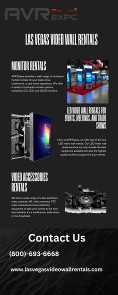 Experience the difference with AVR Expos: Top audio-visual rentals for trade shows and business events
nationwide. 