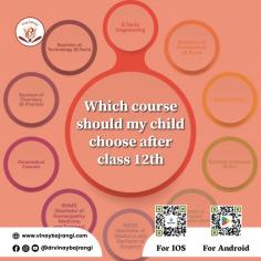 Your child’s birth chart can indicate the course they should choose after class twelfth. The success mantra is to choose the right course after the 12th! But how to do that? Many uncertainties appear, and choosing the best course from several options becomes difficult. Here, education astrology is your best guide. The fifth house in the child’s birth chart indicates an ideal course for them.

https://www.vinaybajrangi.com/career-astrology/education/which-course-should-my-child-choose-after-class-12th 
