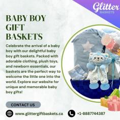 Celebrate the arrival of a baby boy with our delightful baby boy gift baskets. Packed with adorable clothing, plush toys, and newborn essentials, our baskets are the perfect way to welcome the little one into the world. Explore our website for unique and memorable baby boy gifts!
