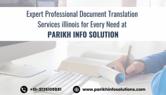 When it comes to professional document translation services in New York, these have become pivotal for a range of industries. From healthcare providers to legal firms, every industry nowadays needs translation services content to maximize their reach among diverse audiences. These industries mainly rely on professional translation services for maintaining compliance, clarity, and thus effective communication in today’s multilingual environment.

Industries that Require Professional Document Translation Services in New York
Let’s find out the top industries that need professional document translation services to boost their marketing campaign and thus reach global audiences easily.

1. Legal Industry
When it comes to the legal industry, it’s one of the top users of professional document translation services in New York. The city accommodates the largest number of immigrants, internal businesses, and others. Legal translator service providers generally need to deal with patents, court documents, contracts, immigration paperwork, etc.

Error in any translation causes a legal dispute, damages the reputation of firms, and thus financial loss. It prompts many corporate legal departments and firms to hire legal translators who have a better understanding of the nuances of many legal terminologies in different languages.

2. Financial Services
New York is better known as a financial powerhouse. It accommodates many financial services like investment, banking, accounting firms, and insurance. It needs an accurate translation of several documents like audit reports, financial statements, market analyses, regulatory filings, and more.

Finance service providers need to communicate with clients, stakeholders, regulatory bodies, etc. in multiple countries. It also necessitates the translation of several documents into different languages. Professional document translation services in New York provide translators who have expertise in financial terminology can ensure these translations are fully compliant and accurate with international regulations.

3. Healthcare Industry
You will come across several clinics, research institutions, hospitals, and pharmaceutical companies. They also rely extensively on document translation services. A translation company is responsible for translating patient consent forms, medical records, clinical trial documentation, research studies, etc.

It ensures full safety and also compliance with the latest rules and regulations. Healthcare service providers generally serve patients from different linguistic backgrounds. Accuracy of medical translation is necessary to ensure quality care and also avoid any potential legal liabilities.

4. Manufacturing and Engineering
Manufacturing business in New York generally operates worldwide and generates everything from various consumer goods to cutting-edge technologies. So, they need translation of user manuals, technical documents, patents, safety instructions, engineering specifications, and more.

Accuracy in translation works effectively to ensure products match international standards and users can ensure the safe and effective operation of machinery. Many professional document translation services in New York with outstanding technical expertise ensure complicated engineering terminology is disseminated properly in multiple languages.

5. Education
The education industry needs translation of their research papers, diplomas, transcripts, admission documents, course materials, etc. Since education is globalized, institutes need to translate these important documents to cater to ensure academic collaboration, international student admission, scholarly publications, and more.

Professional translation services are useful in ensuring academic content is communicated across multiple languages and also different cultural contexts.

Hire Professional Document Translation Services in New York
So, above are some of the industries that need professional document translation services in New York. If your business also belongs to any of the above industries, you should get in touch with Parikh Info Solutions;

Feel free to get in touch:
Call Us: +91–9136109881
Mail Us: amitt@parikhinfosolutions.com
Visit Us: https://www.parikhinfosolutions.com/
https://www.parikhinfosolutions.com/blog/top-industries-that-need-professional-document-translation-services-new-york