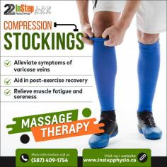 
Compression stockings can significantly improve your leg health and overall well-being. At In Step Physical Therapy in Edmonton, we offer guidance on how to use compression stockings effectively to enhance circulation, reduce swelling, and prevent varicose veins. 