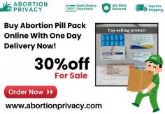 Buy abortion pill pack online and get it delivered within 24 hours. Our abortion pill pack kit is your best solution to unwanted pregnancy. It contains all the essential medicines required throughout the process. Visit abortionprivacy now to place your order with complete privacy and comfort.
	
Visit Now: https://www.abortionprivacy.com/abortion-pill-pack
