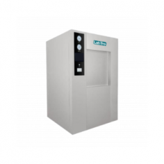  Labtro Double Door Autoclave is a 250L 304 stainless steel chamber with a max working temperature of 139°C and a design pressure of -0.1 to 0.3 MPa. It features a Siemens PLC with touch screen, automatic door, intelligent maintenance, and multiple safety systems.