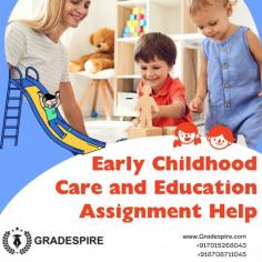 With professional assignment assistance catered to your academic requirements, delve deeply into the principles of early childhood care and education. At Gradespire, we provide in-depth assistance to help you comprehend important ideas, phases of growth, and methods of instruction. Our committed staff makes sure your assignments are organized, thoroughly researched, and up to university requirements so you may succeed in this significant area of study. With our expert help, you may succeed academically and improve your learning process.