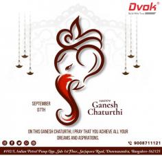 On this Ganesh Chaturthi, I pray that you Achieve all your Dreams and Aspirations.  