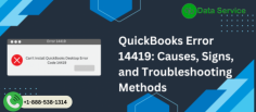 QuickBooks Error 14419 occurs during payroll updates, often due to corrupted files, connectivity issues, or incorrect system settings. To resolve it, verify your internet connection, check for software updates, and ensure your firewall settings allow QuickBooks access. 